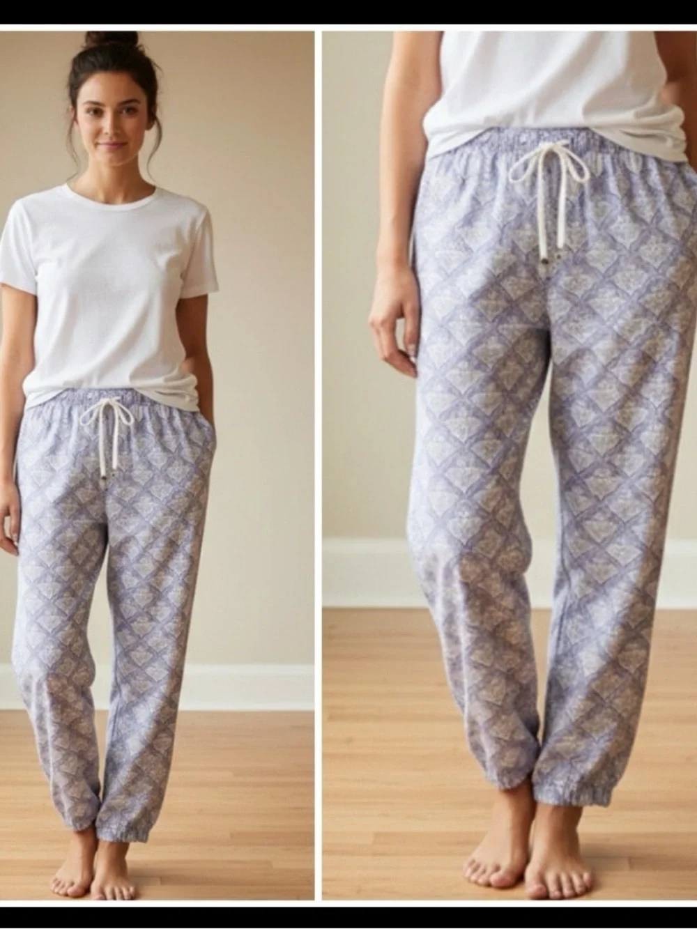 Anthropologie Roller‎ Rabbit Lavender Giles Pajama Bottoms Size XL